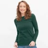 Outlet Hilla | Tshirt Met Lange Mouwen Vrouwen Overhemden En Tops