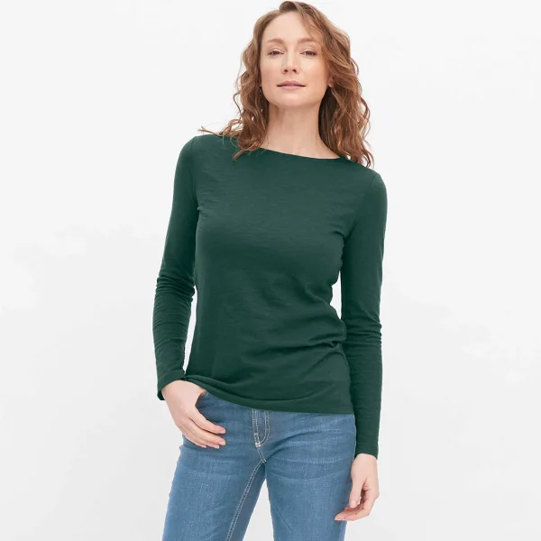 Outlet Hilla | Tshirt Met Lange Mouwen Vrouwen Overhemden En Tops