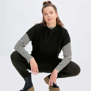 Shop Nancy | Vest Vrouwen Gebreide Kleding En Sweatshirts