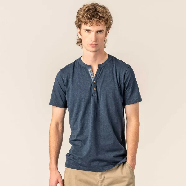 Fashion Othello | Henley-T-Shirt Heren T-Shirts En Poloshirts