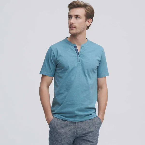 New Othello | Henley-T-Shirt Heren T-Shirts En Poloshirts