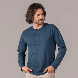 Store Paolo | Henley-Shirt Heren Gebreide Kleding En Sweatshirts