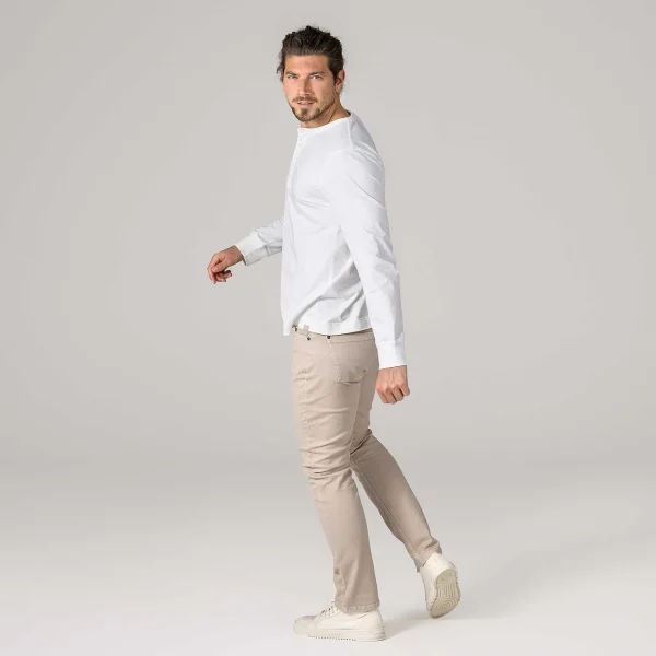 Fashion Paolo | Henley-Shirt Heren Gebreide Kleding En Sweatshirts