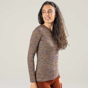 Outlet Priska | Tshirt Met Lange Mouwen Vrouwen Gebreide Kleding En Sweatshirts