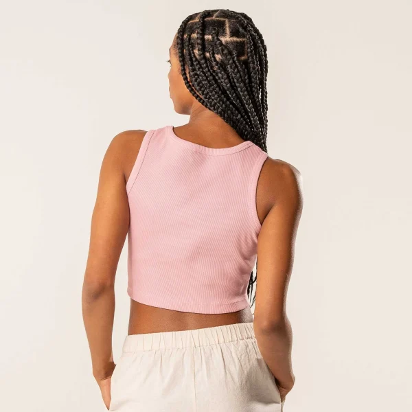 Hot Waargebeurd Verhaal Demi | Geribbelde Crop-Top Vrouwen Overhemden En Tops